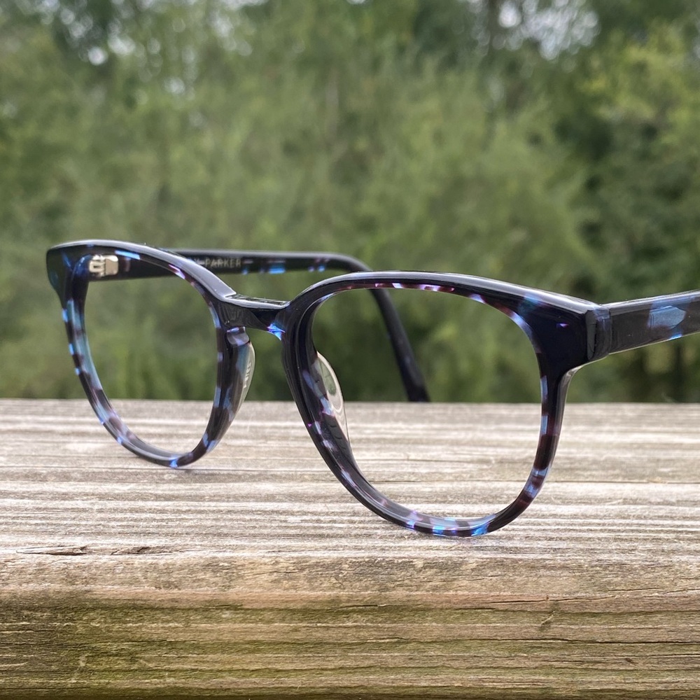 Warby Parker Sydney sun glasses frames blue riverbed tortoise 50[]18 140 unisex
